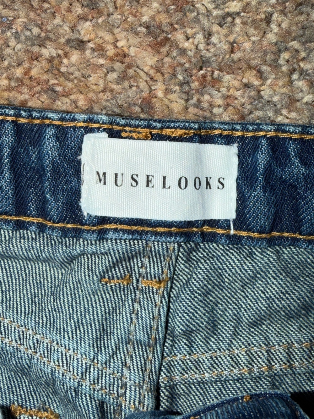EUC - Muselooks - Split Hem Sttaight Jeans - Woman's Size 1 - Picture 4 of 7